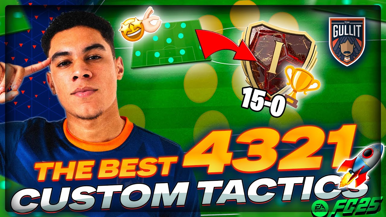 EA FC 25 - Best 4-3-2-1 Custom Tactics