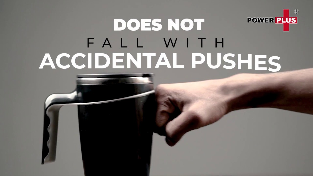 Cambridge Spill-Free Stainless steel Mug by Power Plus | Magic suction mechanism