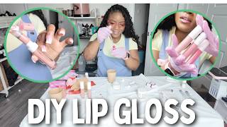 Candle Maker makes Lip Gloss for the first time 💕🌸