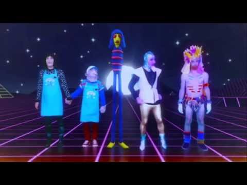 Luxury Comedy. In the park by the big tree