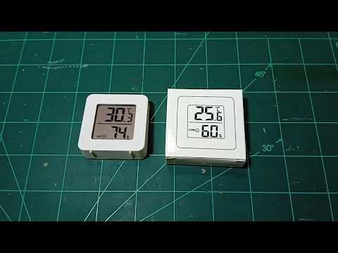 Htc5 mini temperature and humidity meter review - English