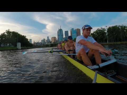 Mercantile Men's Eight | Final hit out pre Head of the Yarra 2019 | GoPro Hero 8