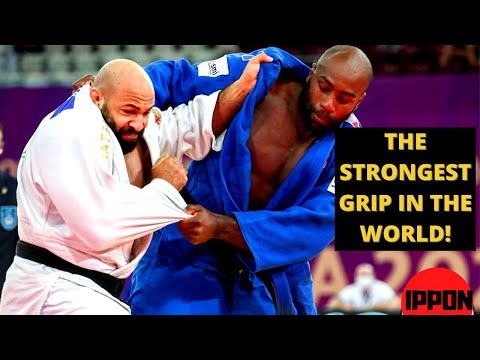 Teddy Riner has the strongest hand in the world in Judo