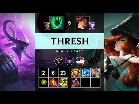Thresh Support vs Miss Fortune - NA Master Patch 25.19