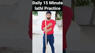 Download lagu Lathi chalana sikhe #shorts mp3