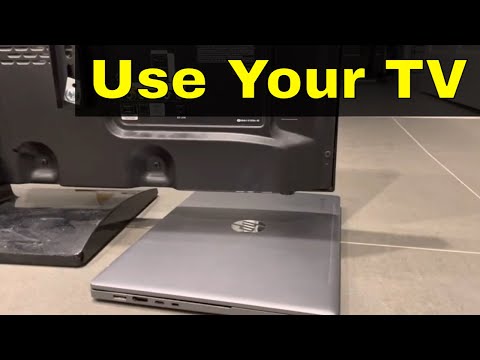 How To Use Your TV As A Computer Monitor-Complete Tutorial