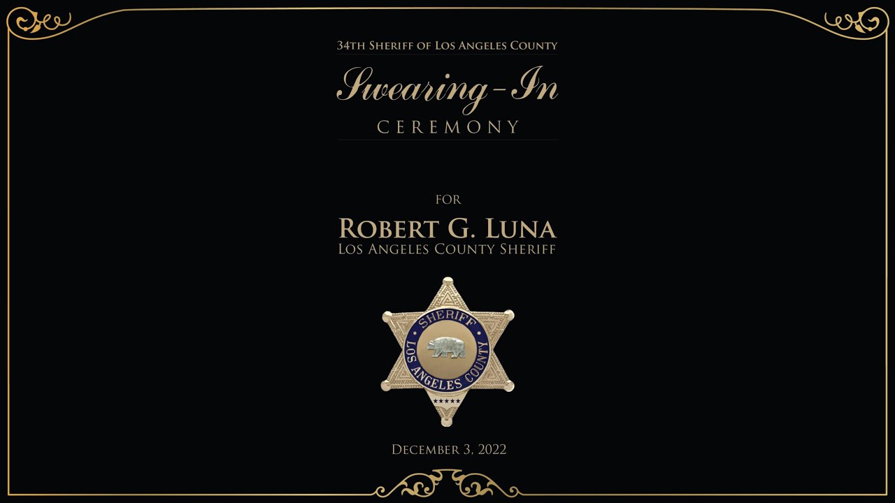 SCVNews Sheriff Robert Luna Sworn Into Office 12 06 2022 scvnews-sheriff-robert-luna-sworn-into-office-12-06-2022