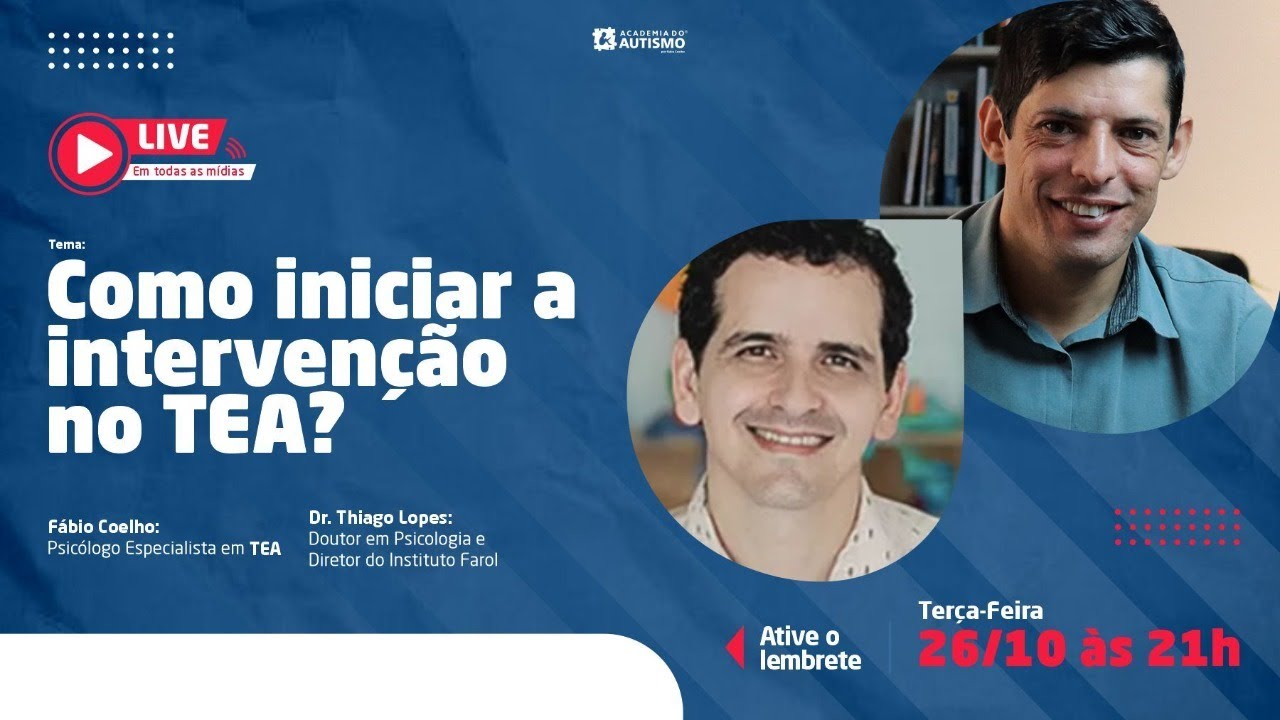 Como iniciar a intervenção no TEA? Com Dr. Thiago Lopes