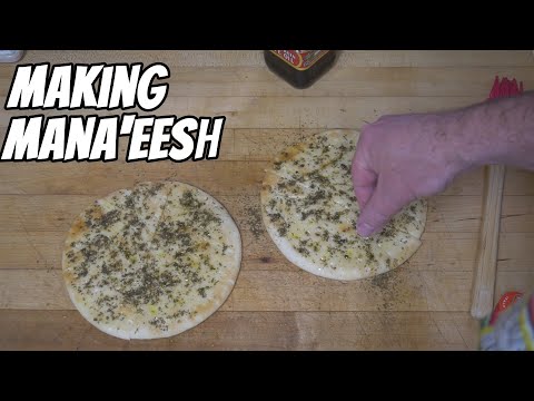 How to make mana'eesh using Ziyad Green Za'atar spice blend
