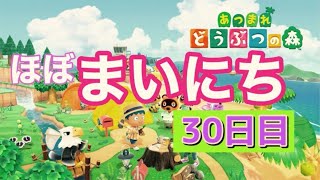 【30日目】たぬき商店改装！今夜もStay  Home"ほぼ"毎日 あつまれどうぶつの森　Animal Crossing: New Horizons 【Day30】