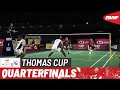BWF Thomas Cup Finals 2022 | India vs. Malaysia | Quarterfinals
