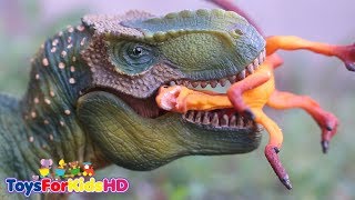 Dinosaurios para niños 🐊Aventuras de Dinosaurios de Juguetes #1 🐊La vida del Tyrannosaurus Rex
