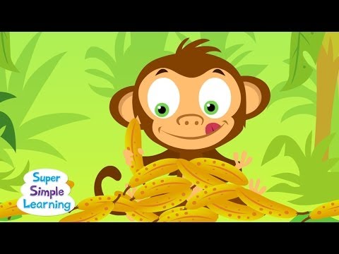 The Bananas Song | Counting Bananas | Super Simple Songs