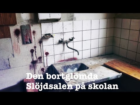 GAMLA SLÖJDSALEN på snart rivna SNÄCKEBACKSSKOLAN där tiden stannade - 2022-02-23 - Ronneby