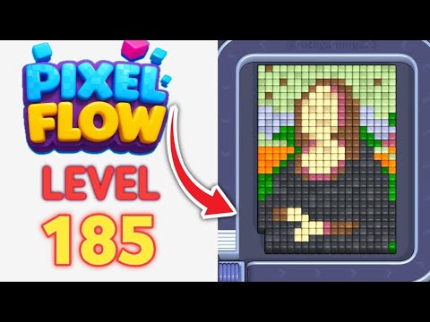 Pixel Flow Level 185 Walkthrough
