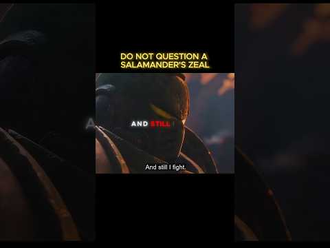 Don't question Salamander's Zeal ! #warhammer40kofficial #warhammer40ktacticus #warhammer40k #shorts