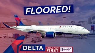 Floored! (and Grounded) · DELTA AIRLINES A220 First Class 🇺🇸 Denver to Seattle《 The US Series 》