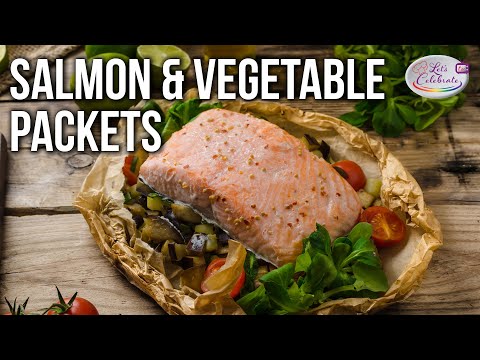 How to Make Salmon and Vegetable Parchment Packets