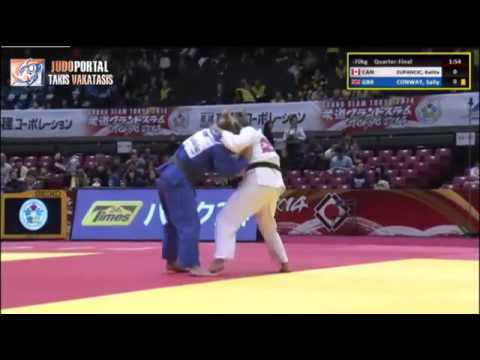 Judo Grand Slam Tokyo 2014 -70kg ZUPANCIC Kelita (CAN) vs. CONWAY Sally (GBR)