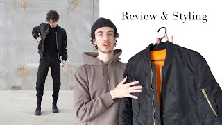 Alpha Industries MA-1 Bomber Jacket (slim) | Review & Styling