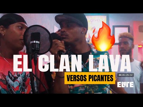 EL CLAN LAVA FRENA EN LA ELITE  - MONTAN VERSOS PICANTES (7 MINUTOS SIN PARAR)