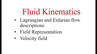 Fluid Mechanics | Principle of Engineering | Lagrangian and Eulerian flow | Fluid Mechanics | Latest