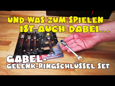 Lidl - Parkside® Gabel- und Ringschlüsselset mit Gelenk