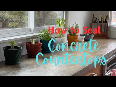 DIY Tutorial: Sealing Concrete Countertops for a Safe and Beautiful Kitchen Upgrade