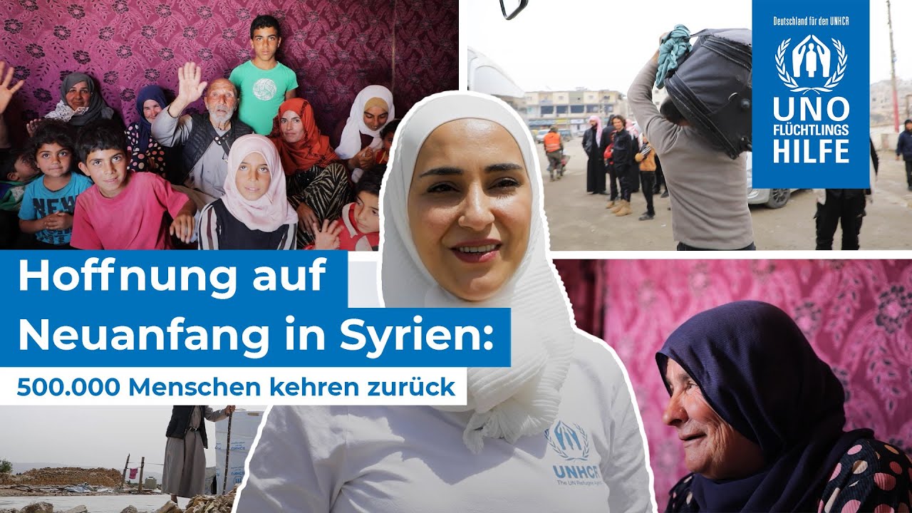 Hoffnung auf Neuanfang in Syrien: 500.000 Menschen kehren zurück