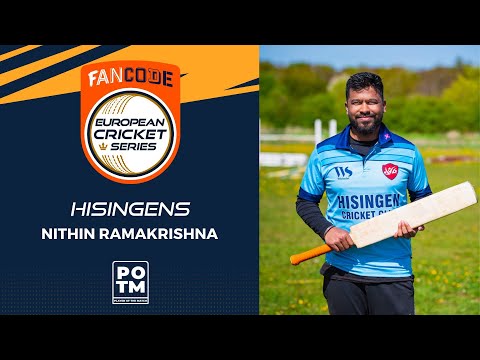 POTM: N.Ramakrishna - HSG vs MAM | Highlights | FanCode ECS Landskrona, Sweden Day 7 | ECS22.171