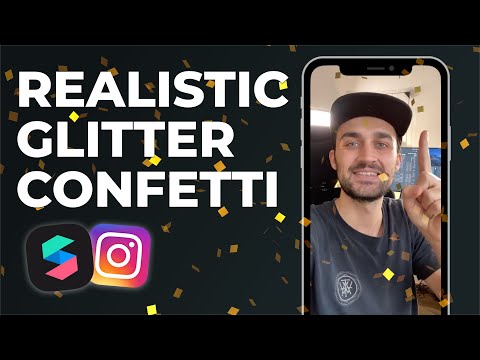 Realistic Glitter Confetti in Spark AR Studio! | Create a Instagram Filter Tutorial
