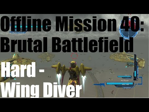 EDF 5: Offline Mission 40: Brutal Battlefield - Wing Diver / Hard