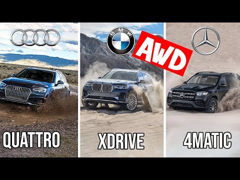 Audi Quattro vs. BMW xDrive vs. Mercedes 4Matic – AWD – What’s the Difference?