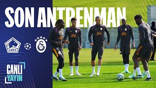 🔴 Galatasarayımız, Lille maçı öncesi son antrenmanını gerçekleştiriyor #LOSCvGS #UCL