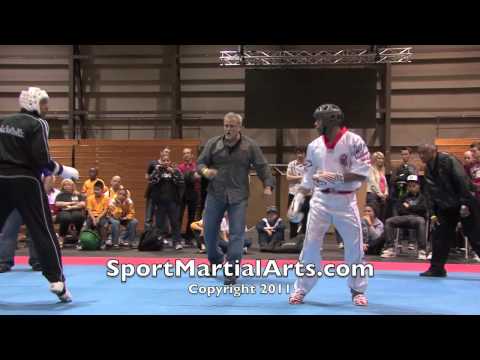 Elias Lemon v Jason Bourelly - Men's Team Sparring - Quebec Open 2011