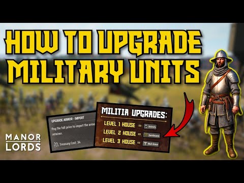 How To UPGRADE Military Units (Manor Lords)