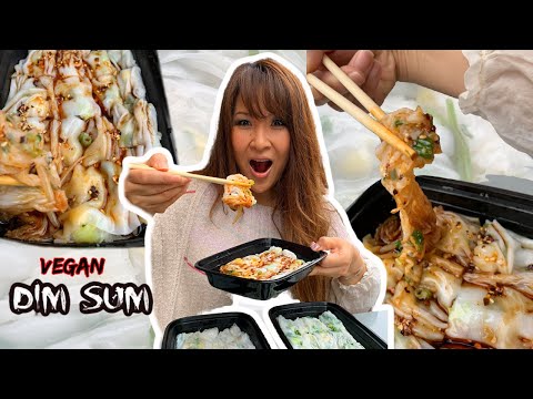 🚩Amazing STEAMED NOODLES  • #Vegan Restaurant Review • NYC Joe's Steamed Rice