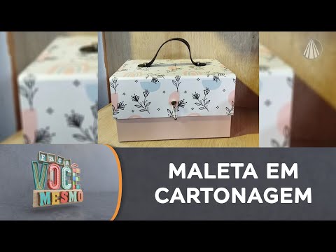 Passo a passo: faça uma linda maleta para manicure em cartonagem