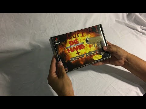 Unboxing PS1 - Gun pack Die hard trilogy PAL (1996)