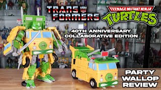Transformers x Teenage Mutant Ninja Turtles (TMNT) Mashup Collaborative Party Wallop Review