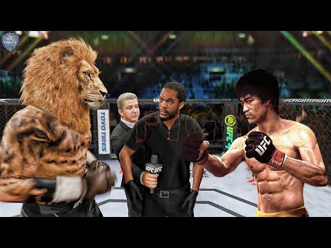 Bruce Lee vs Lion King Match UFC Fights