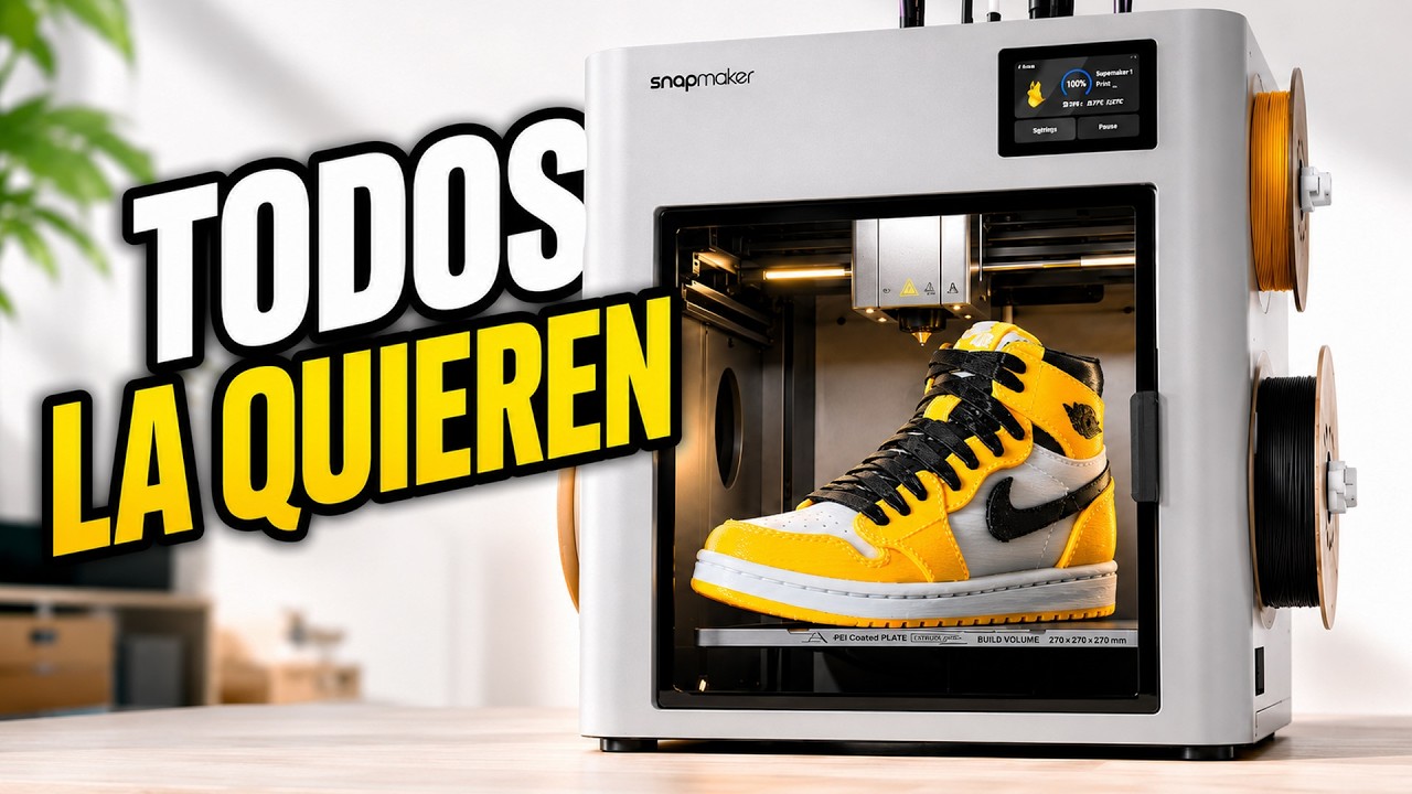 La IMPRESORA 3D CHINA MULTICOLOR que casi TODOS QUIEREN | Snapmaker U1