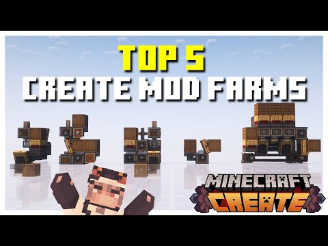 The TOP 5 Farms You NEED In Your Create Mod World | Create Mod TUTORIAL