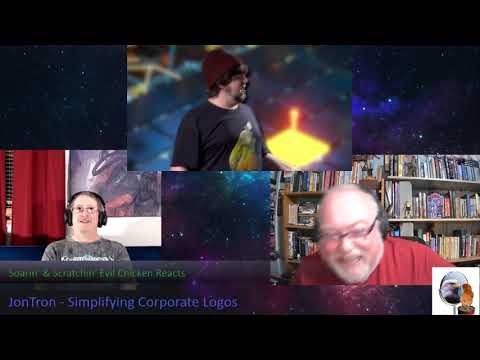 Soarin' & Scratchin' React to JonTron - Simplifying Corporate Logos