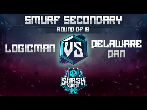 logicman vs Delaware Dan - Smurf Secondary: Round of 16 - Smash Summit 10 | Mario vs Marth, Falco