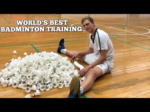Compulsory badminton training for PROFESSIONALS 🥵