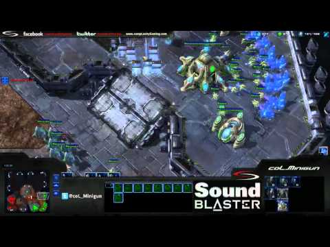 CoL.Minigun PvT Commentary - Ladder - 3/17/2012