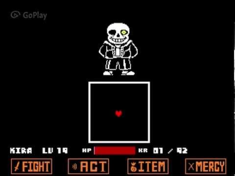 [Undertale] Sans' boss fight - Genocide Run