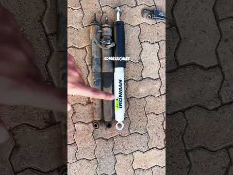 OEM Toyota shocks Vs Aftermarket shocks on Land Cruiser 80 series!