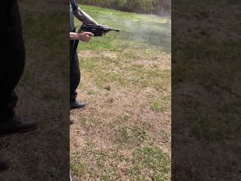 homemade 45 cal SMG from scrap